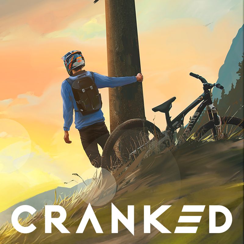 Cranked key art with logo, square