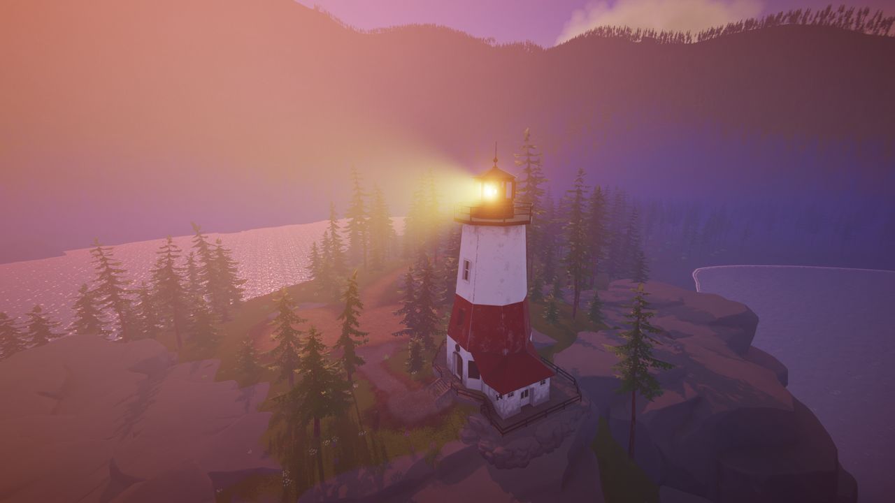 Cranked: the lighthouse at dusk